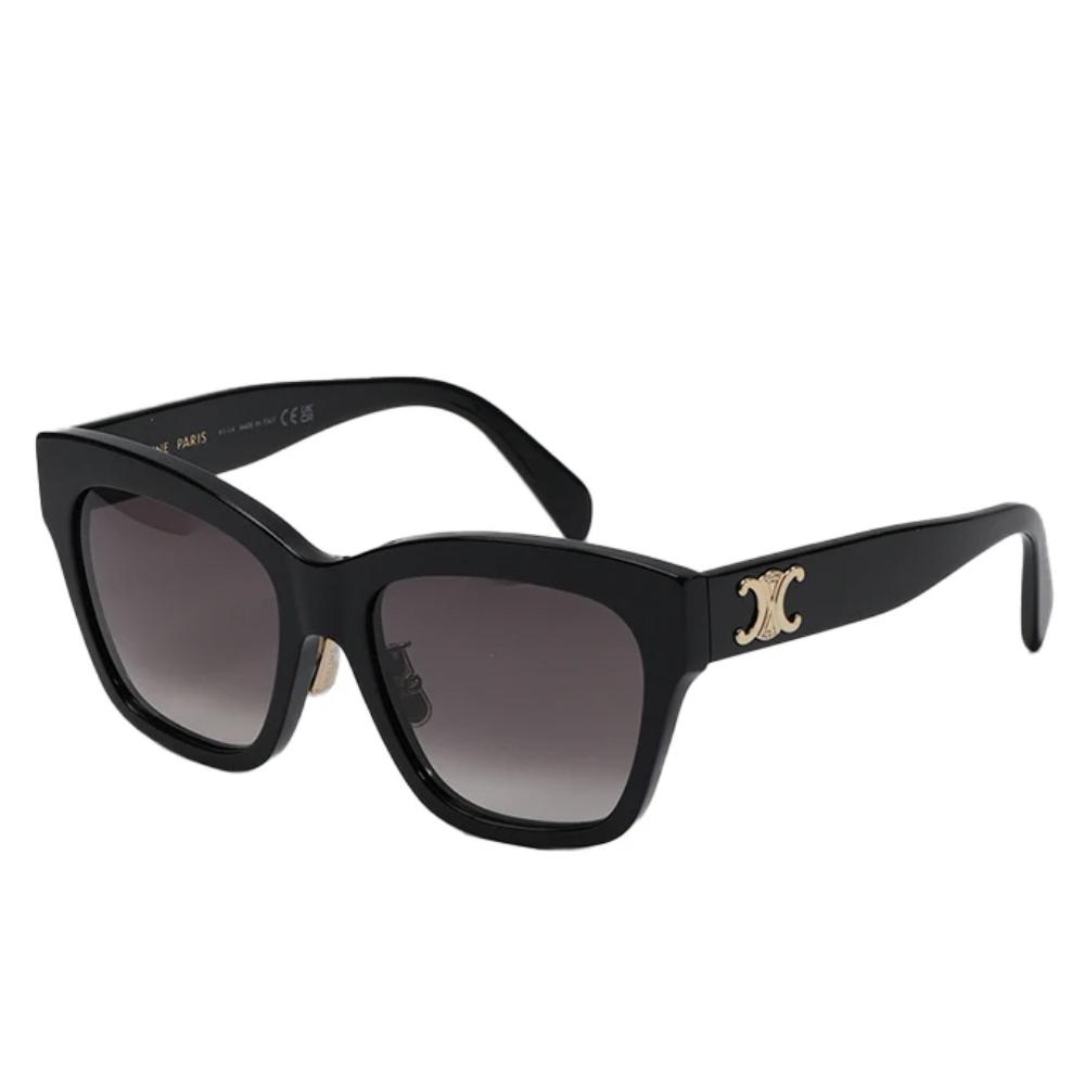 Celine Celine Acetate Irregular Shape Sunglasses Unisex Black