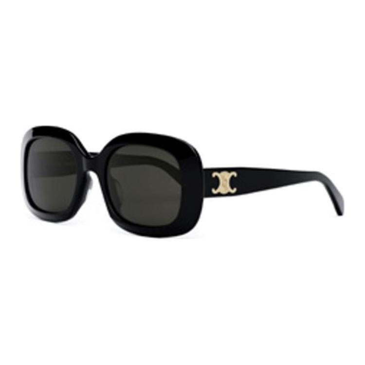 Celine Celine Irregular Shape Sunglasses Women's Black