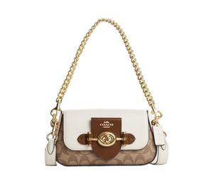 Buy Coach Brie Cow Leather Handbag Shoulder Bag Crossbody Bag Small Size Women's Khaki/Brown at Sasom – Authentic and Ready to Ship
