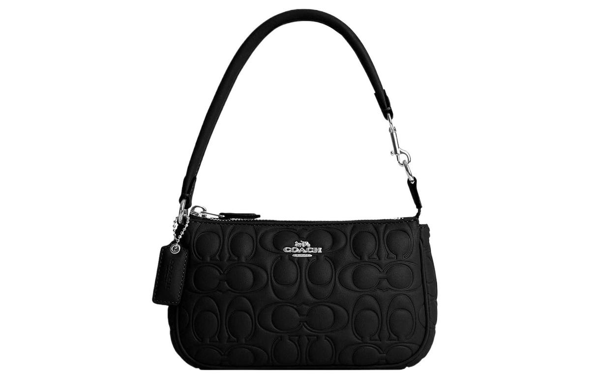 Coach Coach Nolita Cow Leather Shoulder Bag Handbags Shoulder Bags Women's Black
