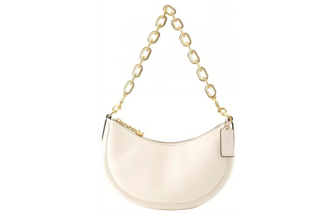 Coach Coach Mira Calfskin Handbag Shoulder Bag Women's Ecru