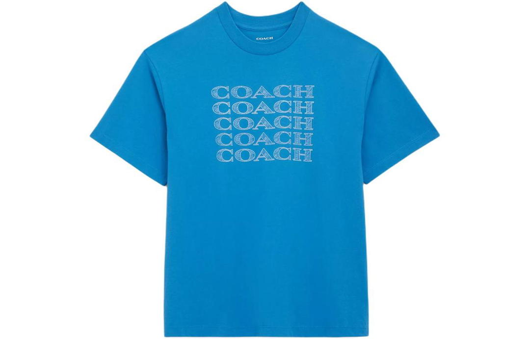 Coach Coach SS24 T-Shirt Men's Bright Blue