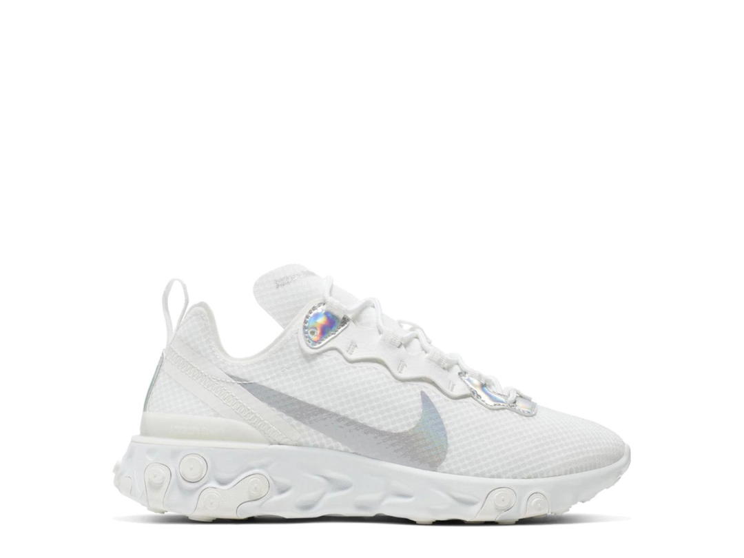 Nike Nike React Element 55 White Iridescent (Women's)