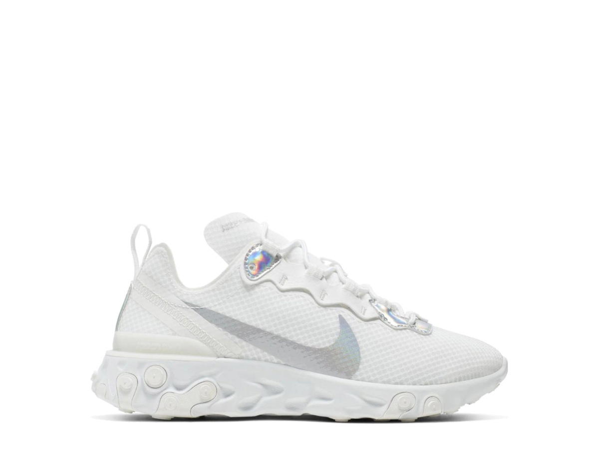 Nike Nike React Element 55 White Iridescent (Women's)