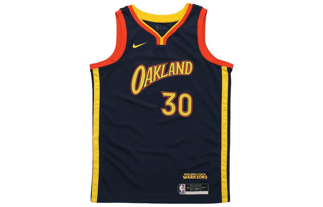 Nike Nike Nba Golden State Warriors Oakland 2021/22 Stephen Curry City Edition Swingman Jersey