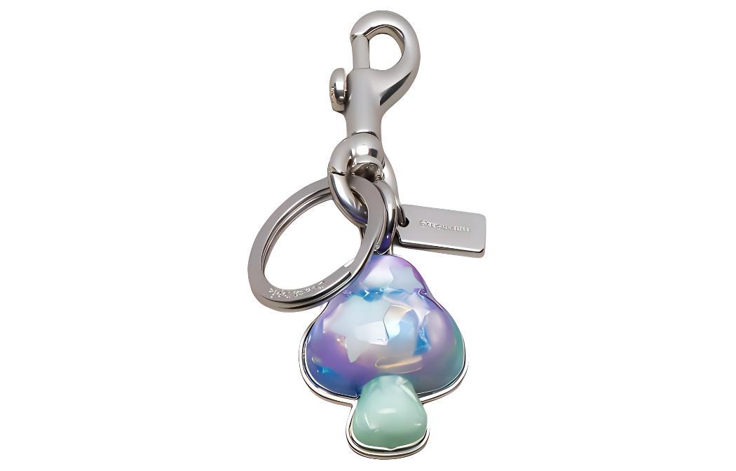 Coach Coach Bag Charm Resin Bag Accessories Unisex Blue & Multicolor