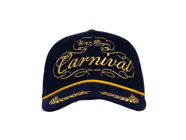 Carnival Carnival Nobility Corduroy Cap Navy (SS25) - view 1