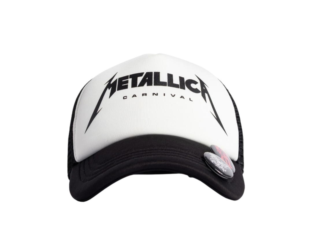 Carnival Carnival X Metallica Kill Em All Trucker Cap Black White
