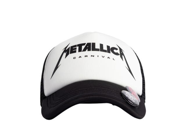 Carnival Carnival X Metallica Kill Em All Trucker Cap Black White - view 1