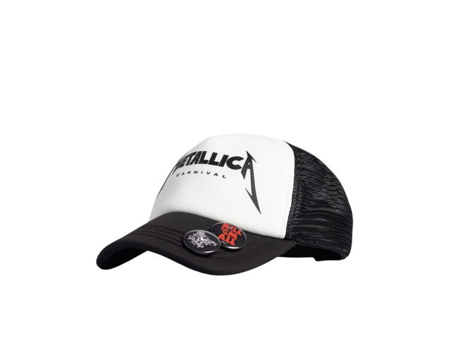 Carnival Carnival X Metallica Kill Em All Trucker Cap Black White - view 2