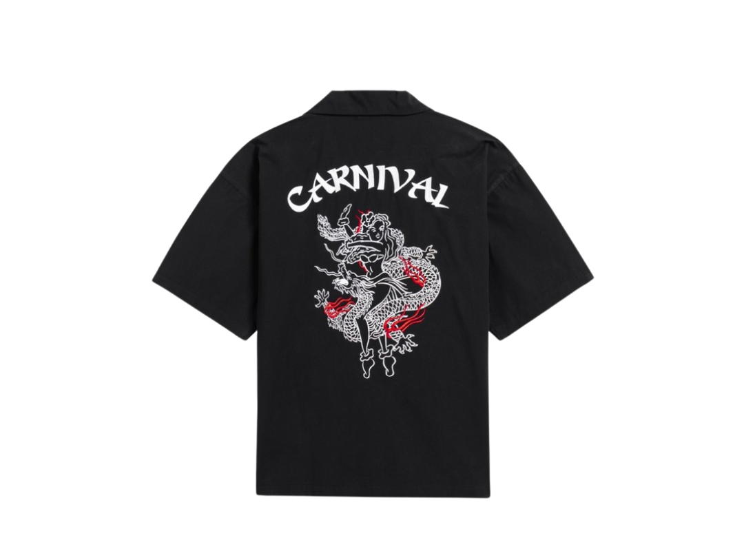 Carnival Carnival Oriental Button Down Shirt Black (SS25)