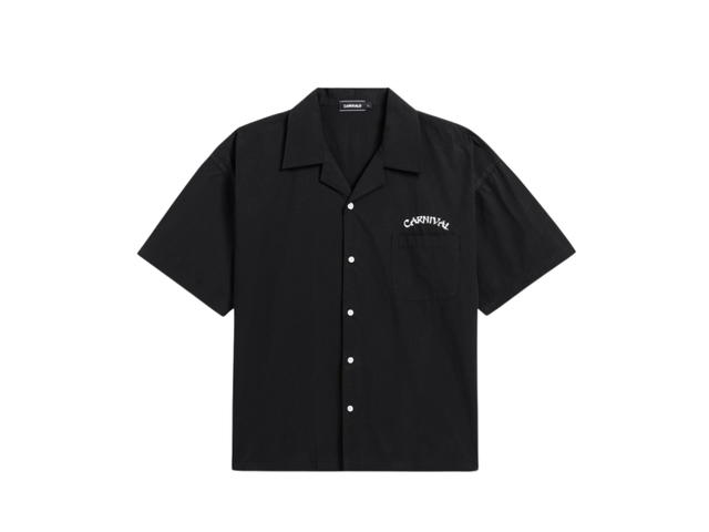 Carnival Carnival Oriental Button Down Shirt Black (SS25) - view 2