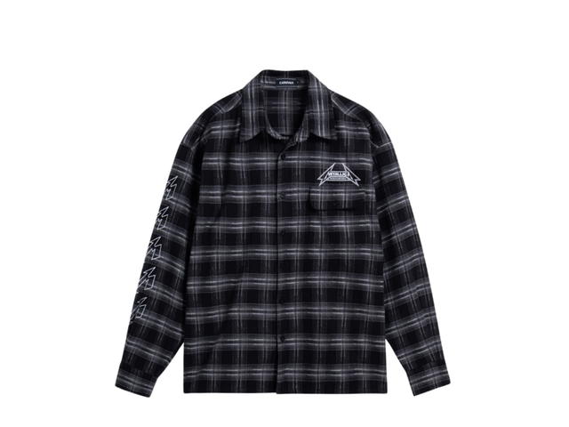 Carnival Carnival X Metallica No Life Til Leather Shirt Black Grey - view 1