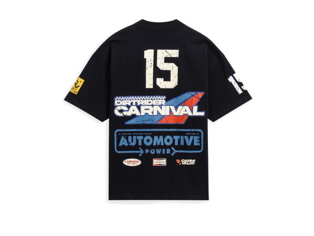 Carnival Carnival Automotive Ovs Washed T-shirt Black (SS25) - view 2