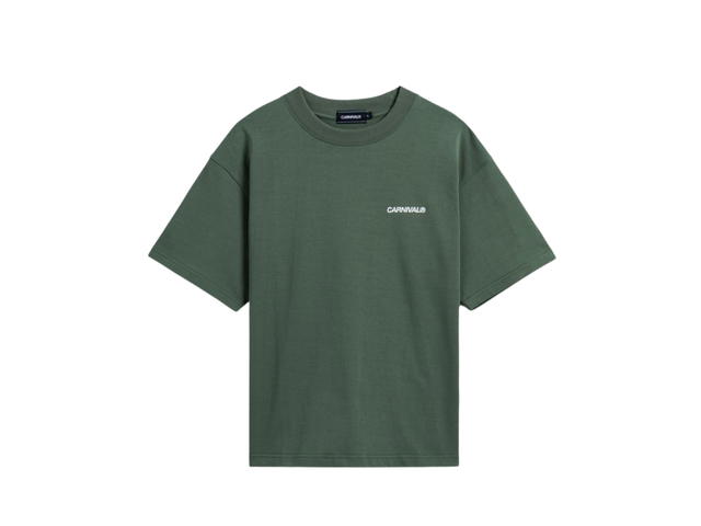 Carnival Carnival Classic Logo Boxy T-shirt Green - view 2