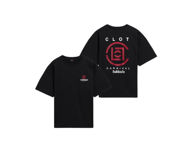 Carnival Carnival x Clot Welcome Ovs T-Shirt Black - view 3