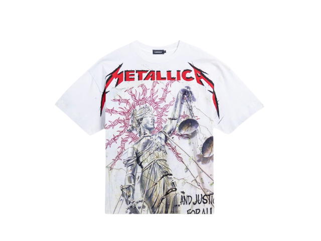 Carnival Carnival x Metallica And Justice For All Ovs T-Shirt White - view 1