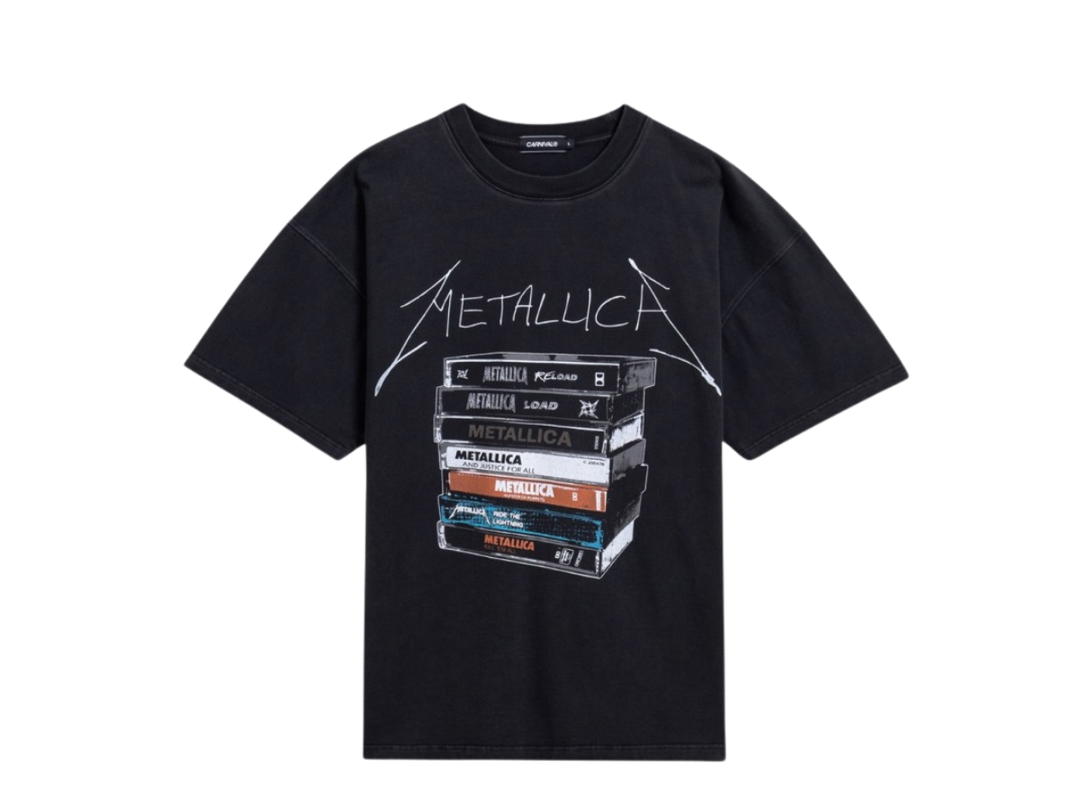 Carnival Carnival X Metallica Cassette Ovs T-Shirt Black