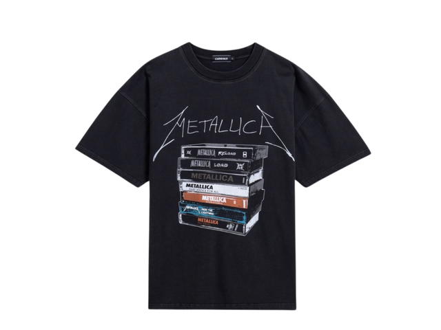 Carnival Carnival X Metallica Cassette Ovs T-Shirt Black - view 1