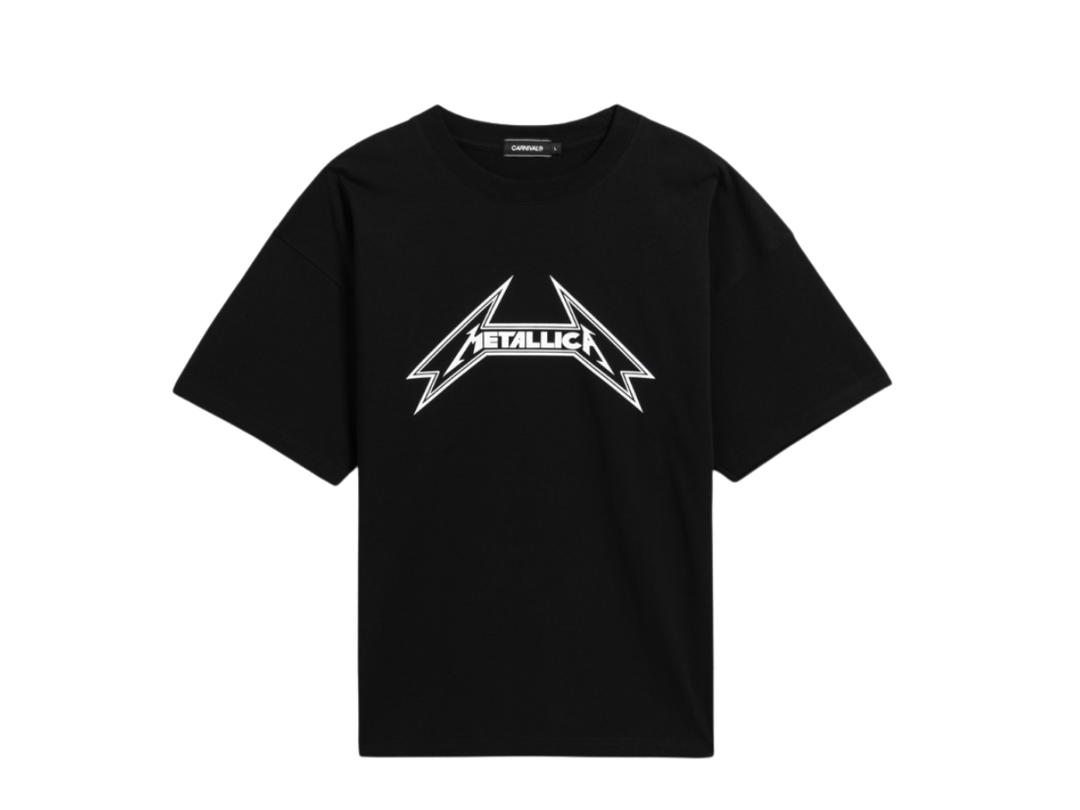 Carnival Carnival X Metallica Logo Ovs T-Shirt Black