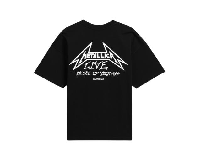 Carnival Carnival X Metallica Logo Ovs T-Shirt Black - view 2