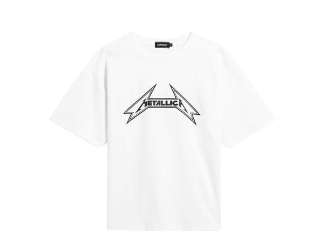 Carnival Carnival X Metallica Logo Ovs T-Shirt White - view 1