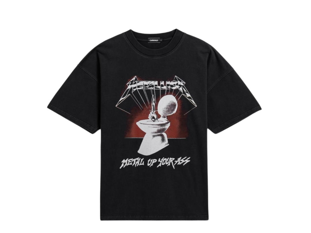 Carnival Carnival X Metallica Metal Up Your Ass Ovs T-Shirt Black
