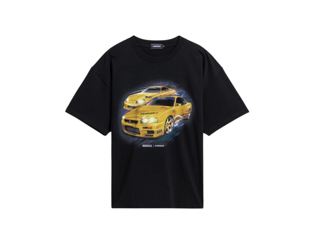 Carnival Carnival x Top Secret Persuit Ovs T-Shirt Black