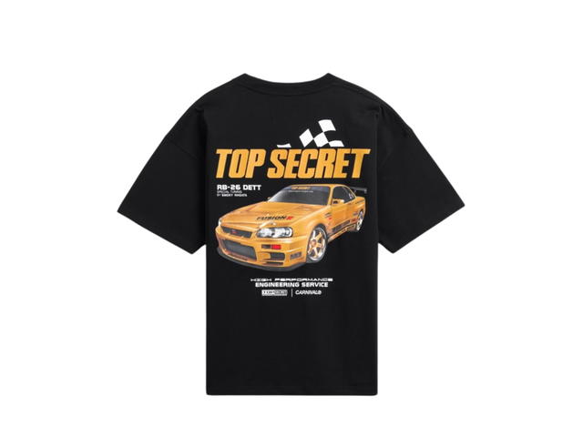 Carnival Carnival x Top Secret R34 Gtr Ovs T-Shirt Black - view 1