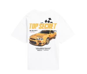 Buy Carnival x Top Secret R34 Gtr Ovs T-Shirt White at Sasom – Authentic and Ready to Ship