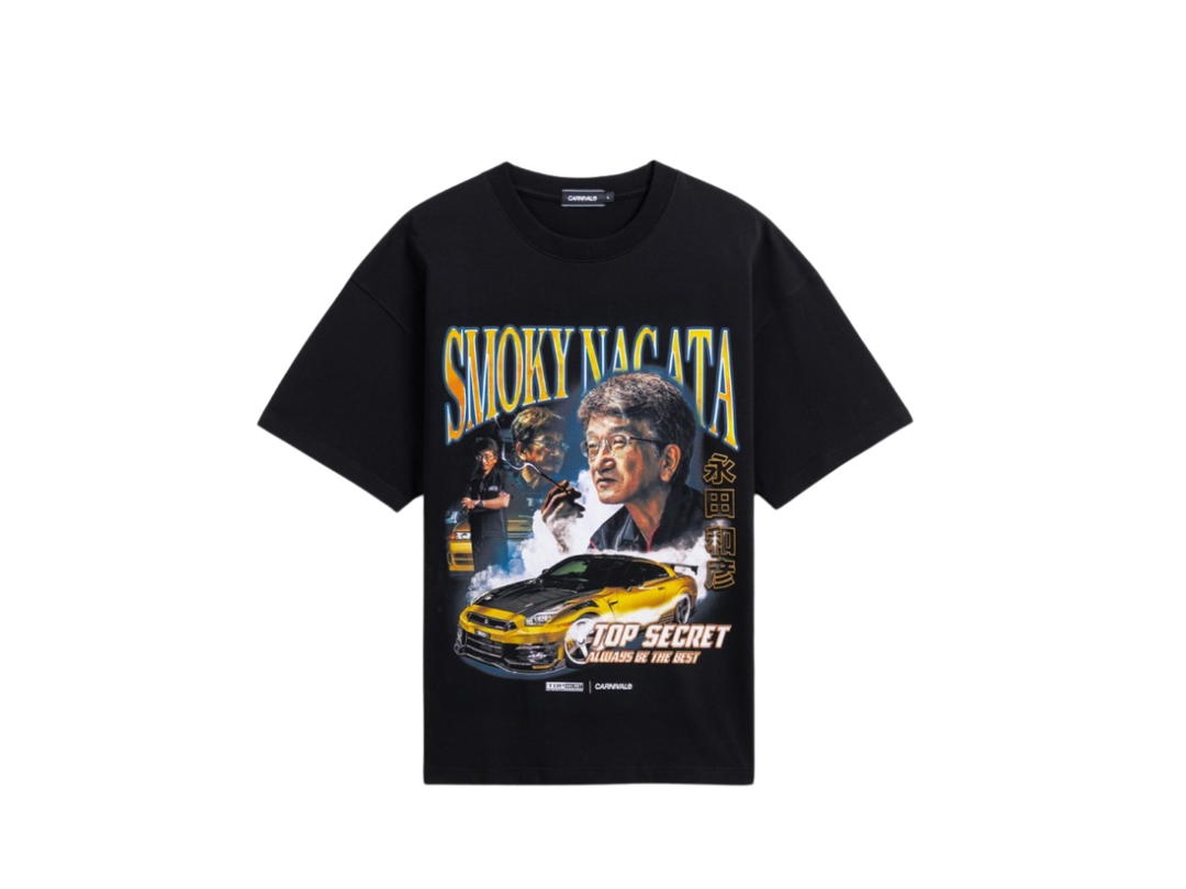Carnival Carnival x Top Secret Smoky Nagata Ovs T-Shirt Black