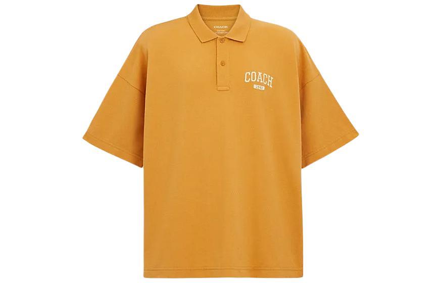 Coach Coach SS24 Polo Shirt Men's Honey Yellow