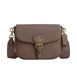 Buy Coach Amelia Pebbled Leather Shoulder Bag Crossbody Bag Women's 1Dark Stone Color at Sasom – Authentic and Ready to Ship