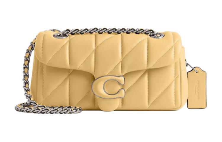 Coach Coach Tabby Nappa Leather Wine God Bag Handbag Shoulder Bag Small Size Women's Yellow