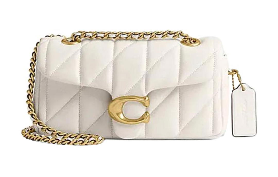 Coach Coach Tabby Sheepskin Pillow Bag Handbag Shoulder Bag Small Size Women's Chalk White