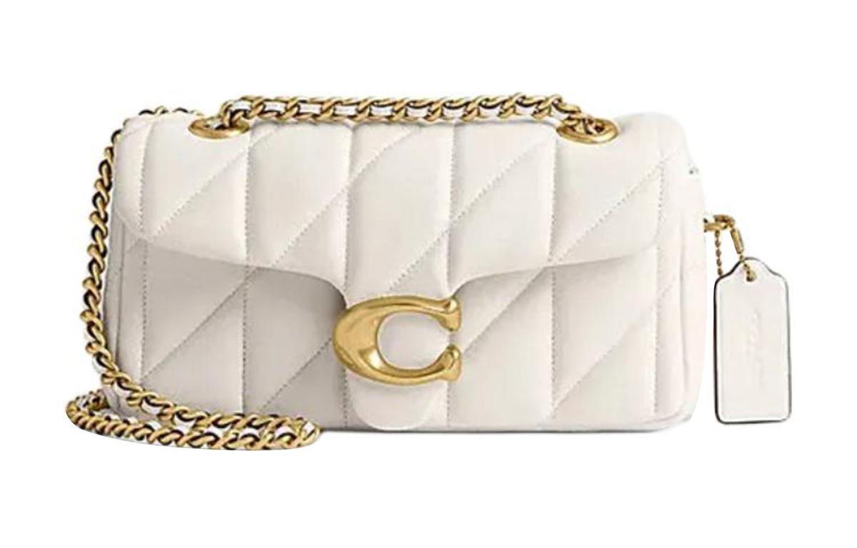 Coach Coach Tabby Sheepskin Pillow Bag Handbag Shoulder Bag Small Size Women's Chalk White