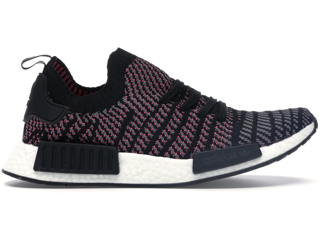 adidas adidas NMD R1 STLT Black Grey Solar Pink