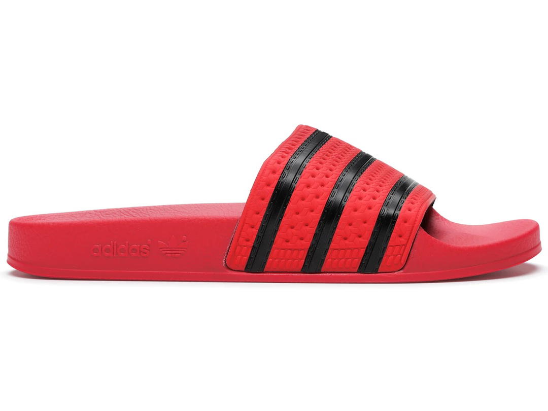 adidas adidas Adilette Real Coral Black-Real Coral
