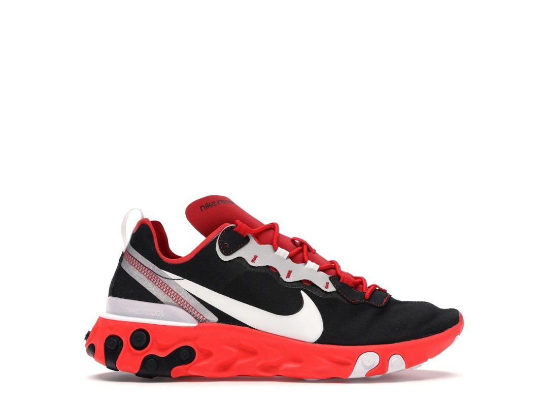 Nike Nike React Element 55 Black White Red Orbit