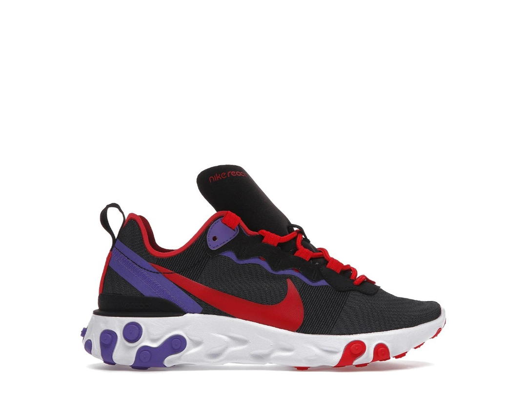 Nike Nike React Element 55 Black University Red (Women's)