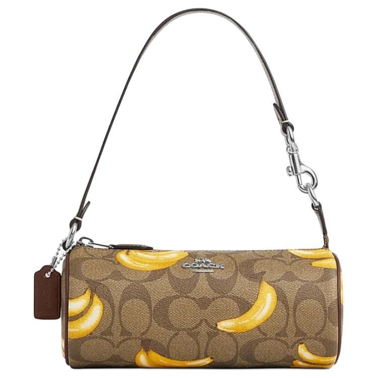 Coach Coach Nolita Artificial Leather Cylinder Bag Handbag, Shoulder Bag Small Size Women's