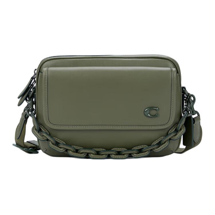 Coach Coach Charter Glove Tanned Leather Handbag, Shoulder Bag, Crossbody Bag Medium Size Men's Green