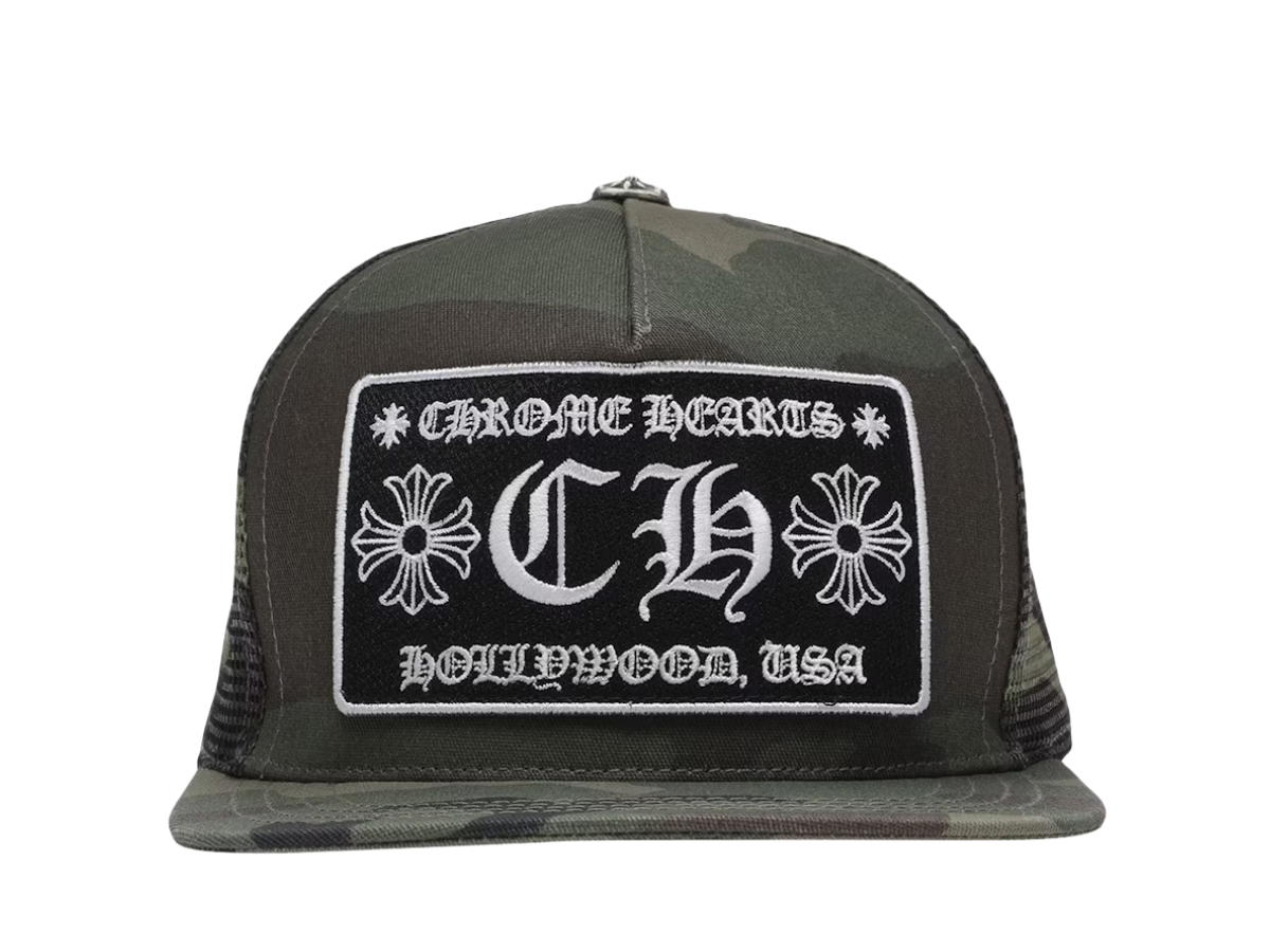Chrome Hearts Chrome Hearts CH Hollywood Trucker Hat Camo