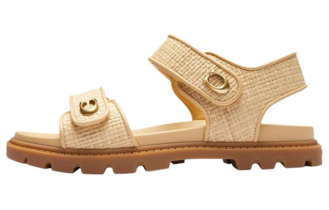 Coach Coach Brynn Beach Sandals Women's Yellow