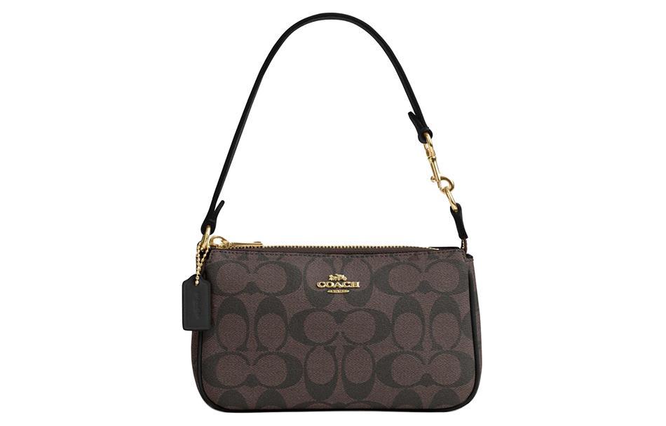 Coach Coach Nolita PVC With Skin Shoulder Bag Handheld Handbag Shoulder Bag Women's Brown