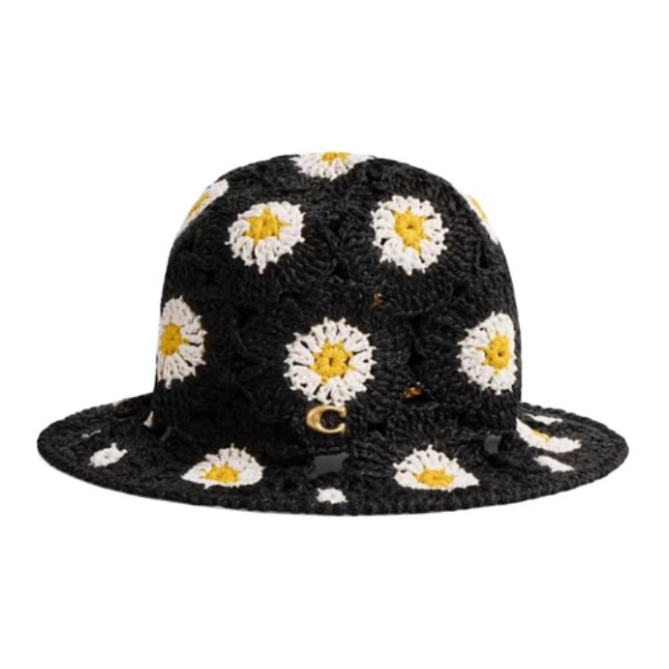 Coach Coach Polyester Bucket Hats Women's Black