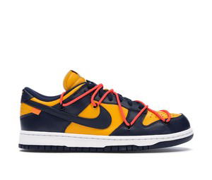 Buy Nike Dunk Low Off-White University Gold at Sasom – Authentic and Ready to Ship