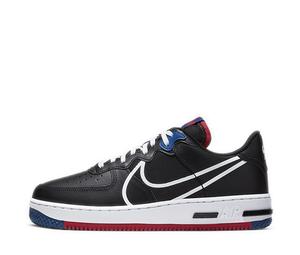 Buy Nike Air Force 1 Low React Black White Gym Red Gym Blue at Sasom – Authentic and Ready to Ship