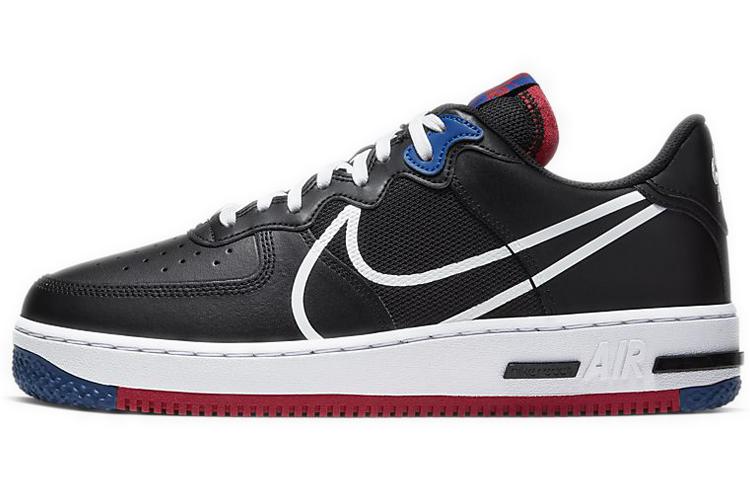 Nike Nike Air Force 1 Low React Black White Gym Red Gym Blue