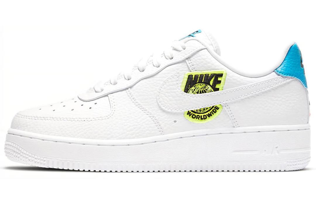 Nike Nike Air Force 1 Low '07 Worldwide Pack White Blue Volt Women's